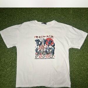 White T-Shirt with Tokyo Graphic